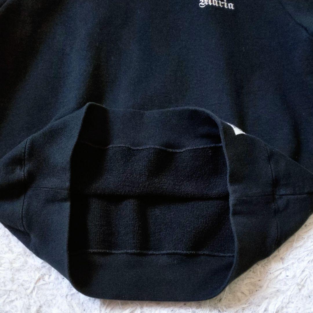 【即売】WACKO MARIA　トレーナー　スウェット　ブラック　L　刺繍ロゴ