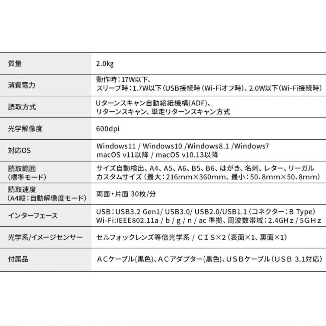 ScanSnap スキャナー　ix1300