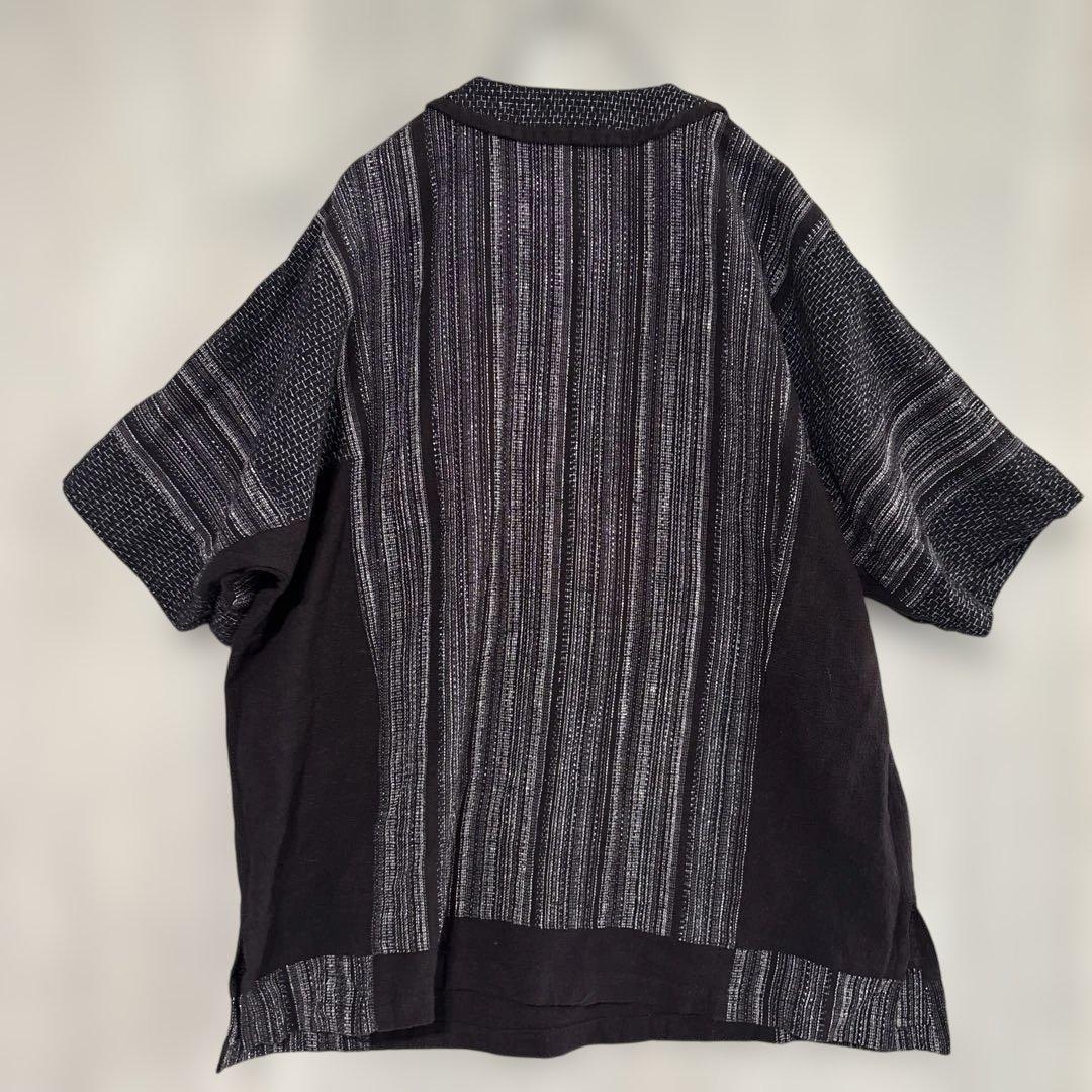 ギエモン 儀右ェ門　ゆったり　パッチワーク　トップス　チュニック　織物　美品