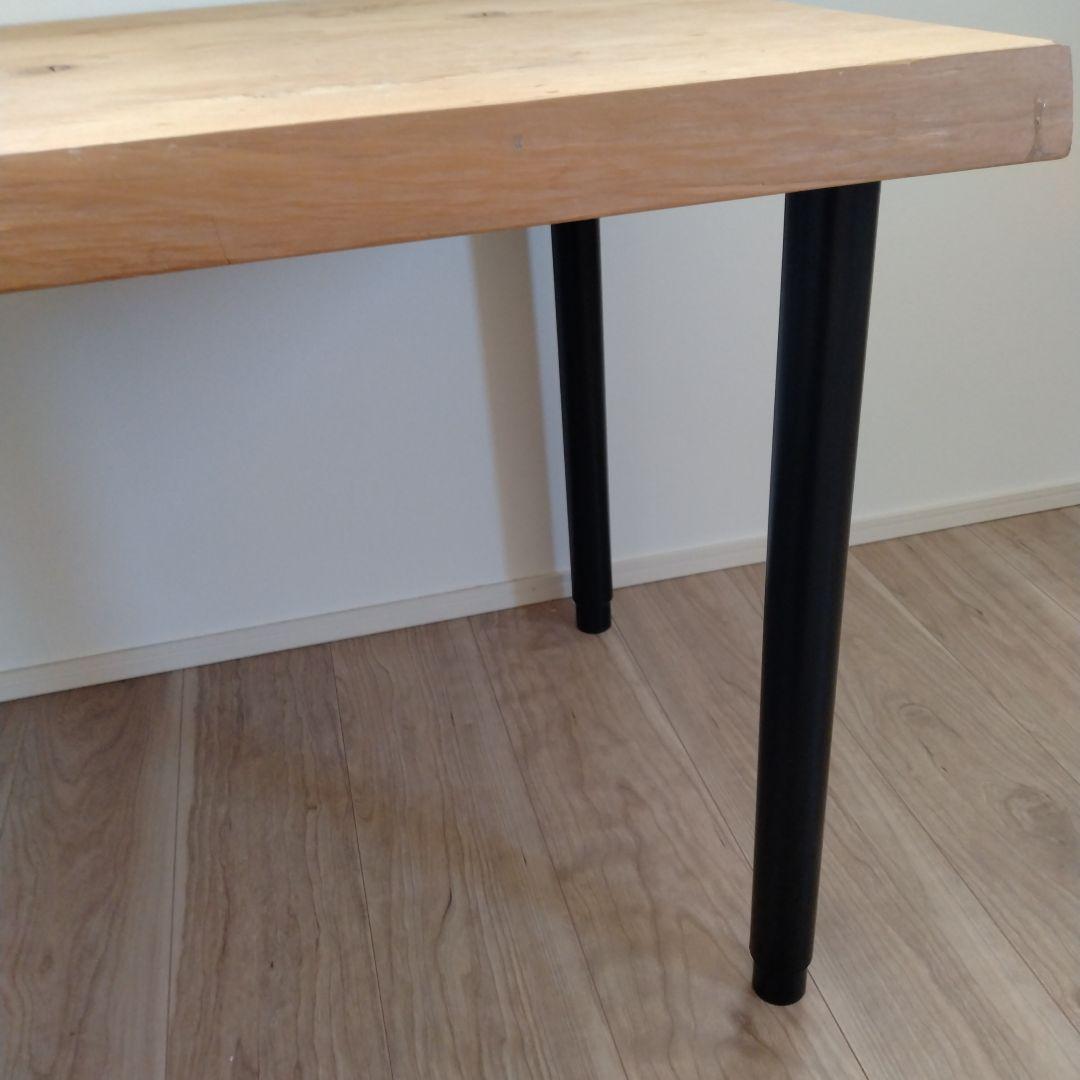 ♥無垢材♥組み立て不要　パソコンデスク 机 木製 ダイニング　作業台