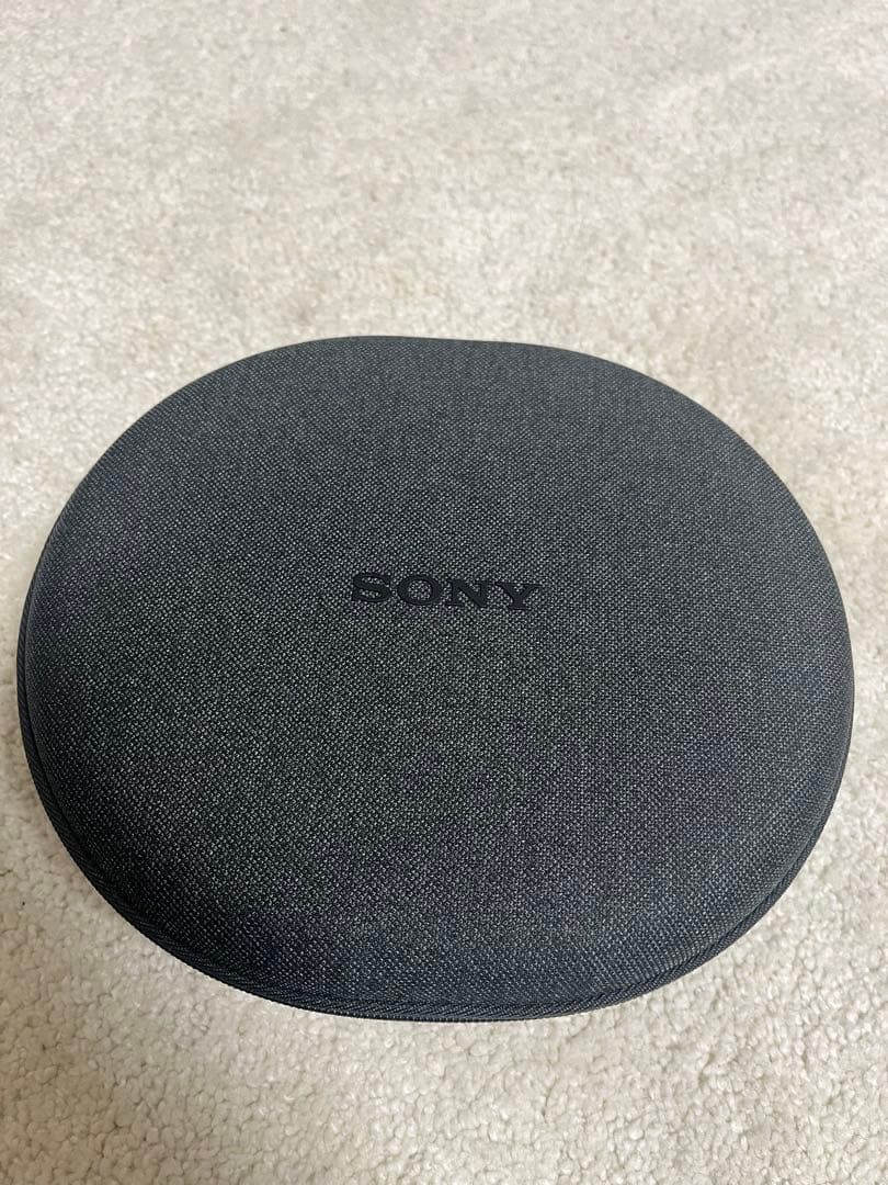 SONY ワイヤレスヘッドホン ブラック 収納ケース付き