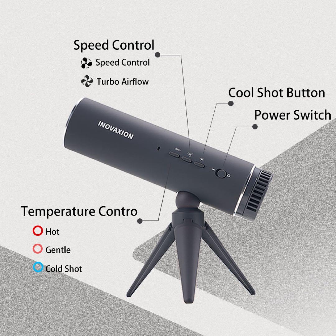 新品未使用 ミニポータブル1200W折りたたみ式高速ヘアドライヤー ハンズフリー