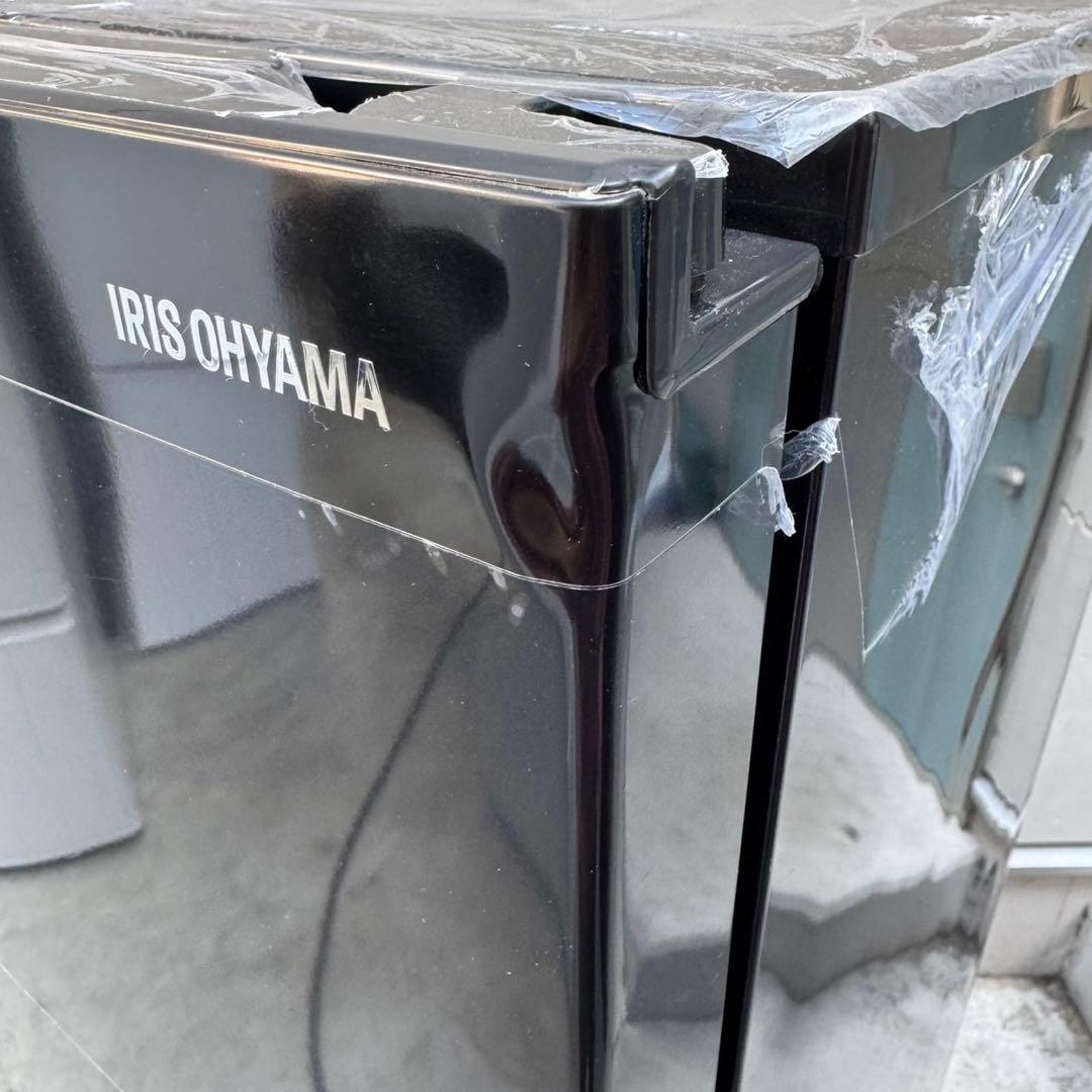 223⭐️2025年製★新品、未使用品★アイリス　冷蔵庫　ブラック　黒　一人暮らし