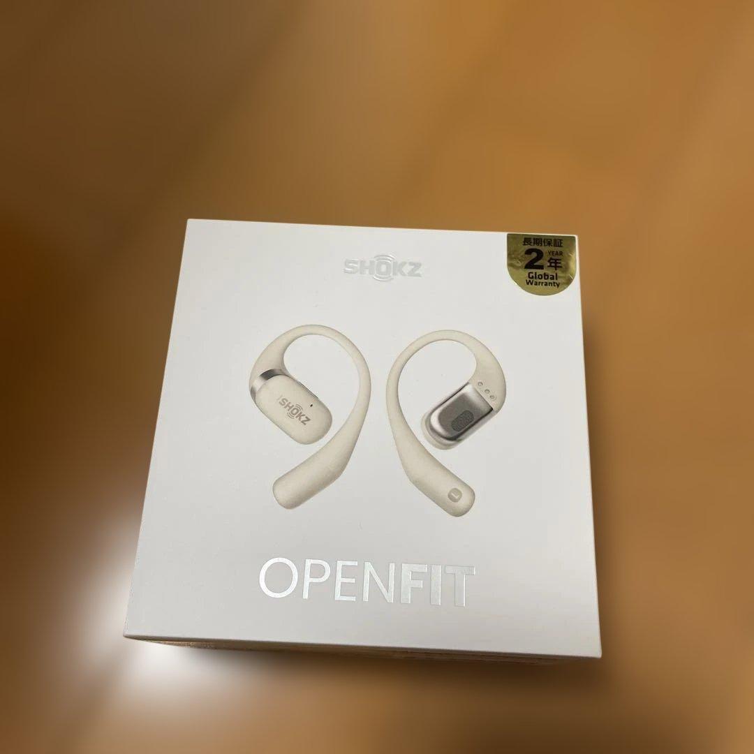 SHOKZ OPENFIT ワイヤレスイヤホン BEIGE