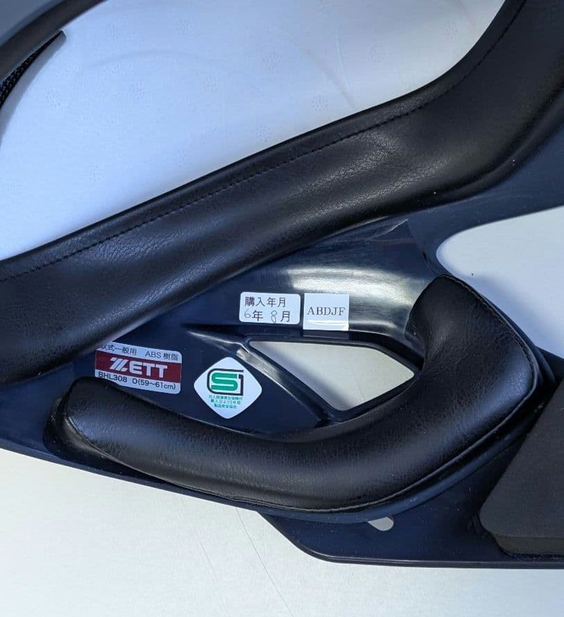 ゼット（ZETT） 軟式打者用片耳ヘルメット 顎ガード付き つや消し加工