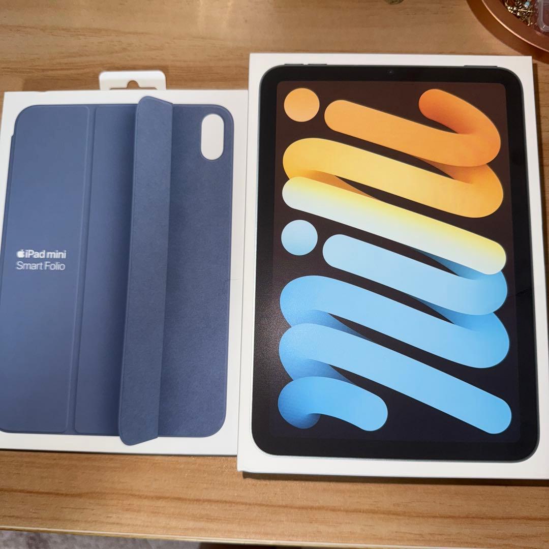 iPadmini7 A17Pro WiFiモデル 128GB ブルー カバー付き