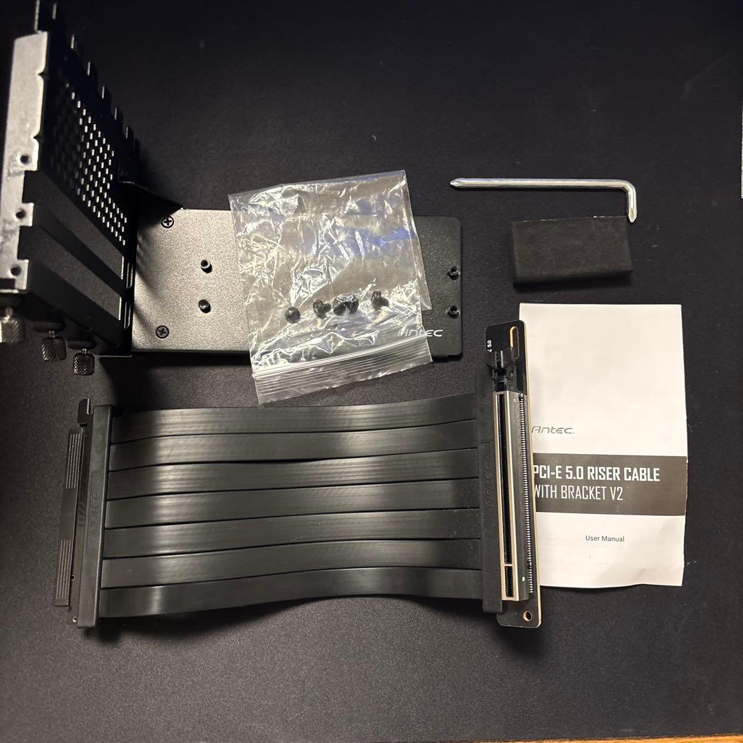 その他 Antec PCIE5.0 Riser Cable Bracket Kit