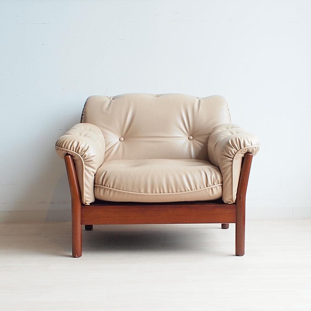 70's オールドマルニ 「Madison」 1人掛けソファ ビンテージ レトロ