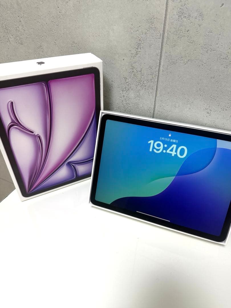【極美品】Apple iPad Air (M3)11 パープル本体 充電器付き