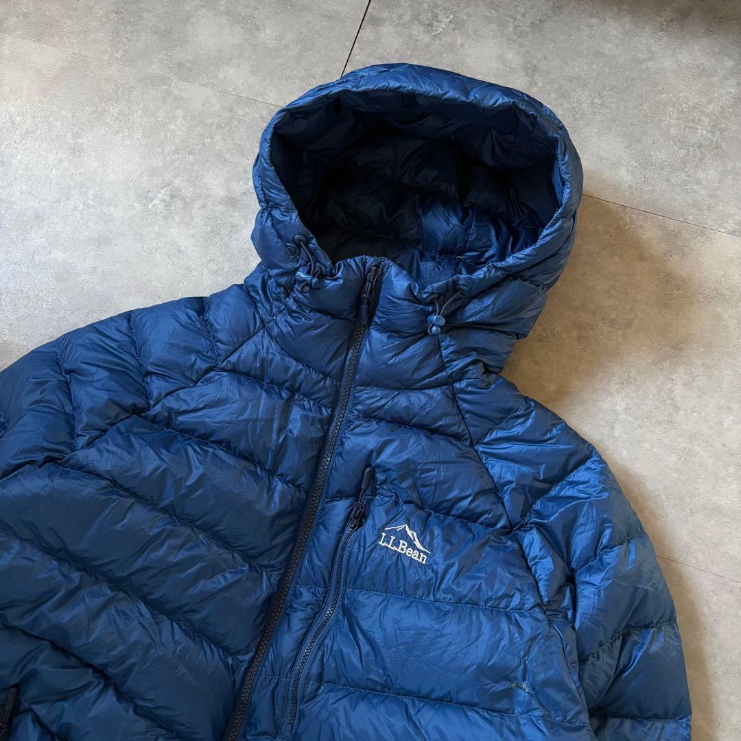 【極暖850fil⭐️】極暖L.L.Bean ダウンジャケット　ブルー　青色　XL