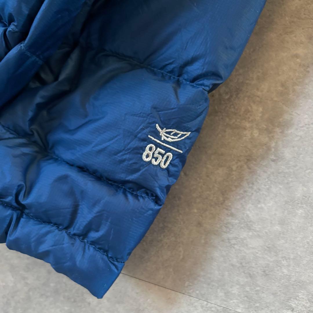 【極暖850fil⭐️】極暖L.L.Bean ダウンジャケット　ブルー　青色　XL