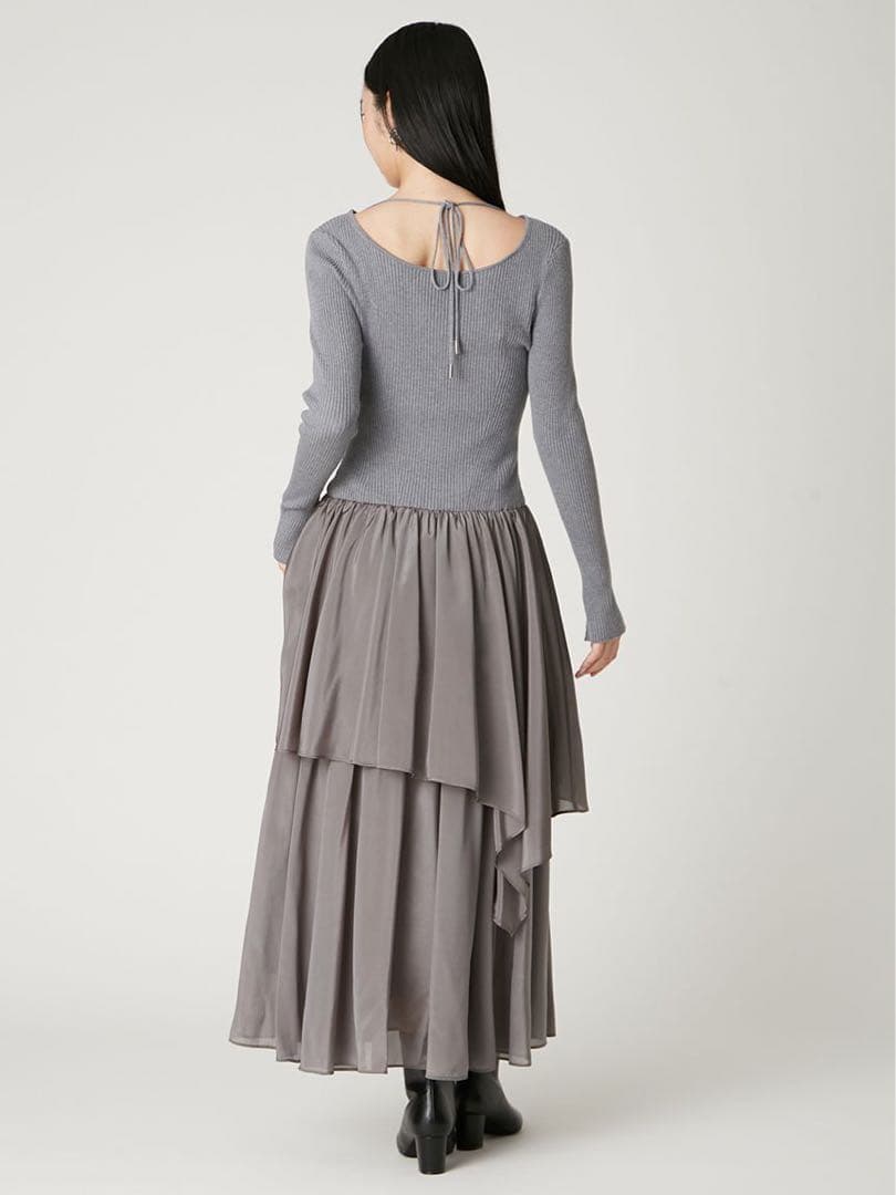 FRAY I.D ニットドッキングワンピース