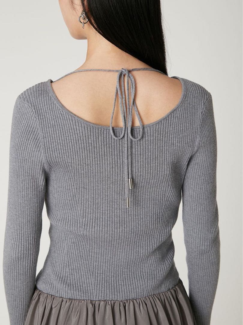 FRAY I.D ニットドッキングワンピース