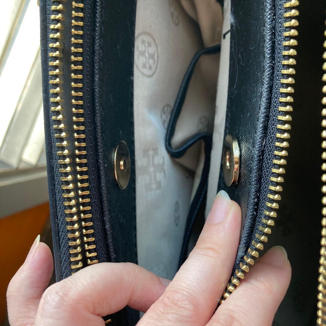 Tory Burch ブラック2wayレザービジネスバッグ A4サイズ