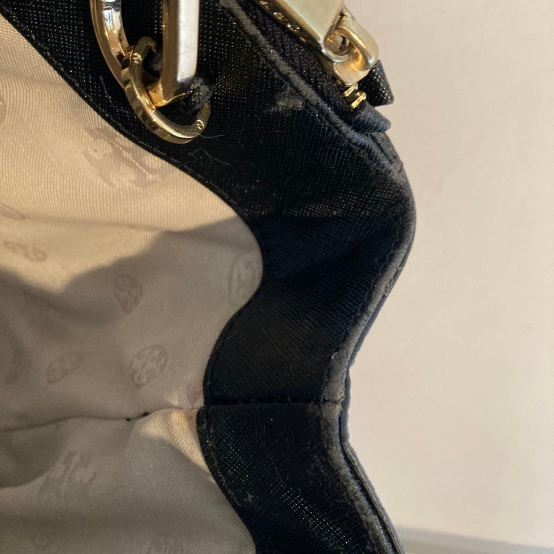 Tory Burch ブラック2wayレザービジネスバッグ A4サイズ