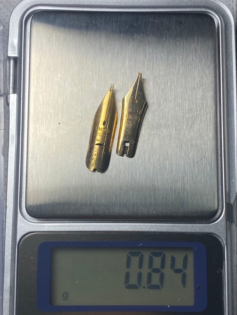 No.108 金無垢18K 0.28g 14k 0.84g 金 24K 純金