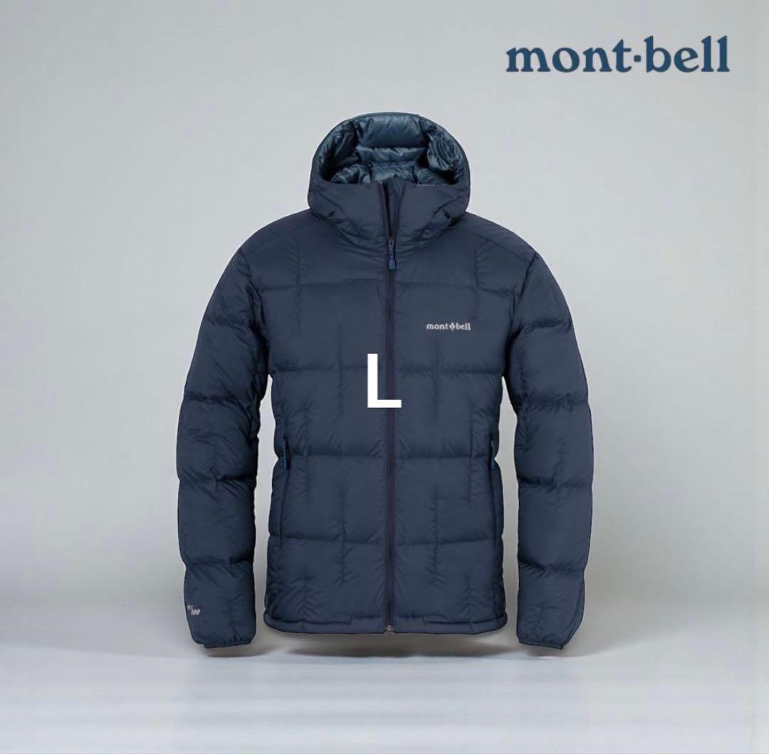 新品未使用　モンベル ネージュダウンパーカ ネイビー L 25FW