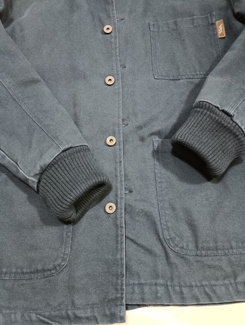 Walls ダックジャケット　月桂樹ボタン ショールカラー