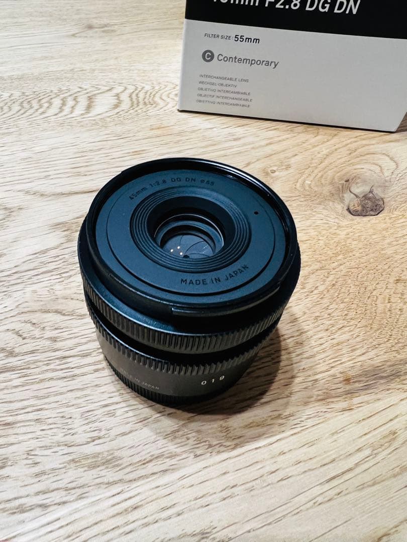 セール中　SIGMA 45mm F2.8 DG DN