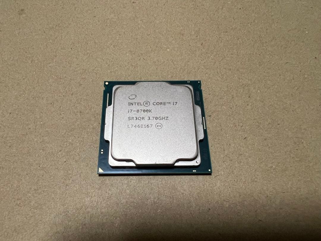INTEL Core i7-8700K(動作確認済み)