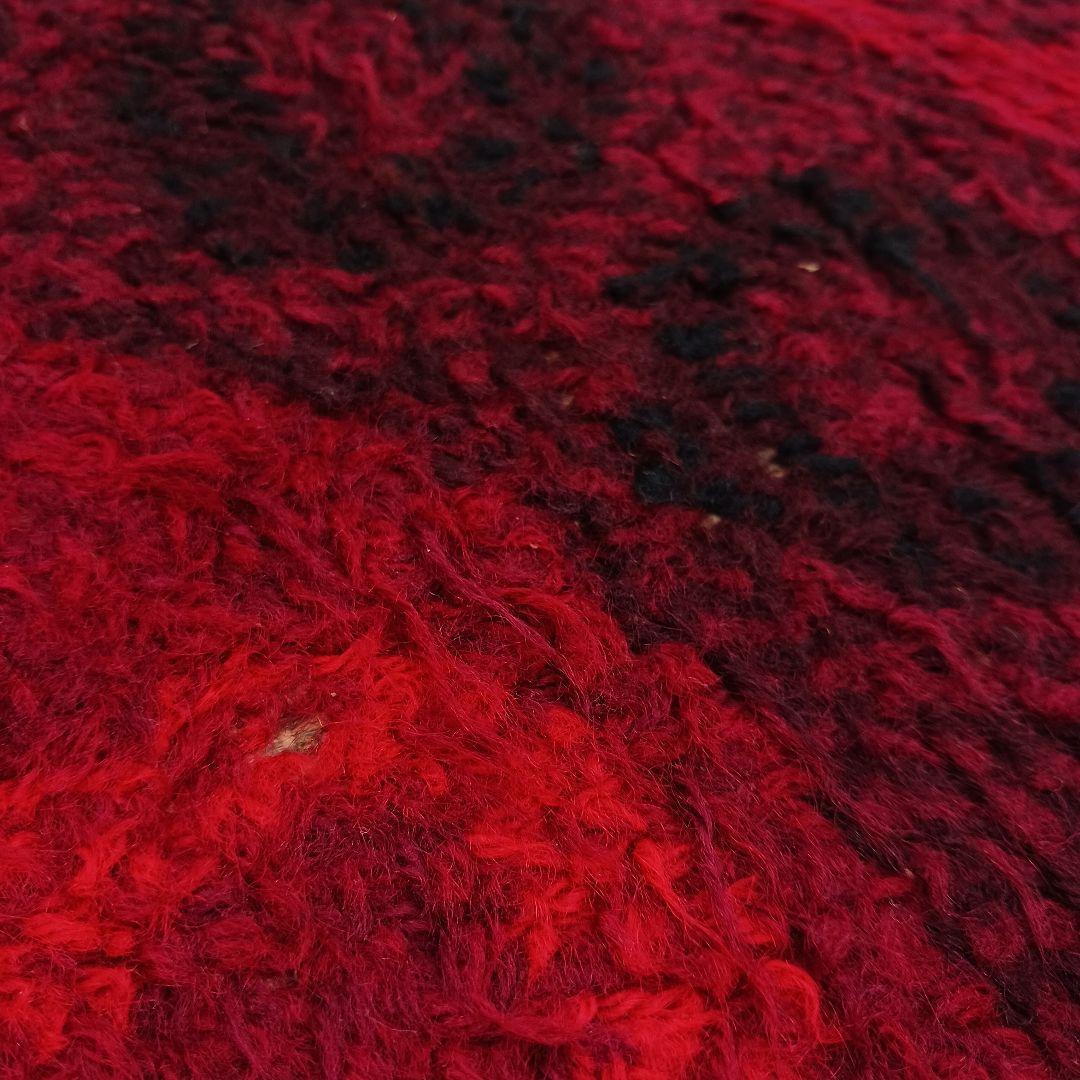 専用Y3189-2 ウール100% シャギーパイル ラグ 大判 276×197㎝