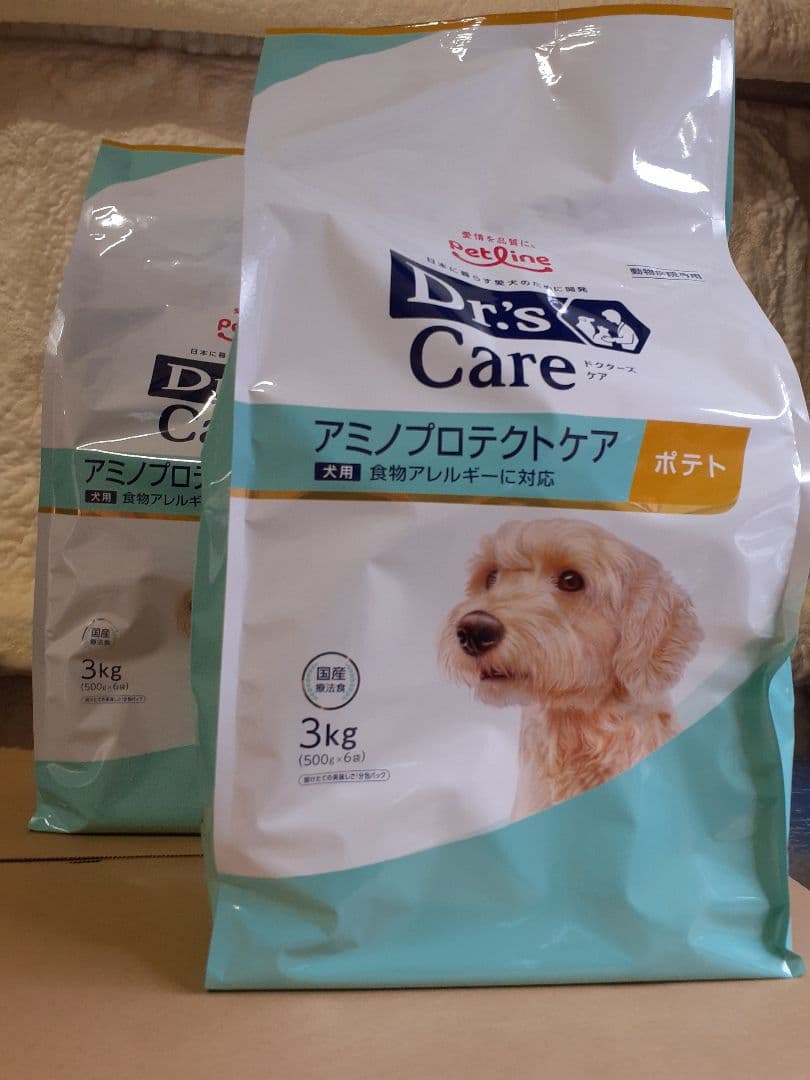 komugi様ドクターズケア犬用療法食アミノプロテクトケアポテト3kg×2袋