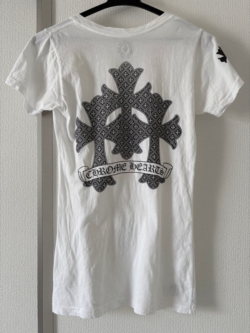 クロムハーツ Vネック Tシャツ ホワイト