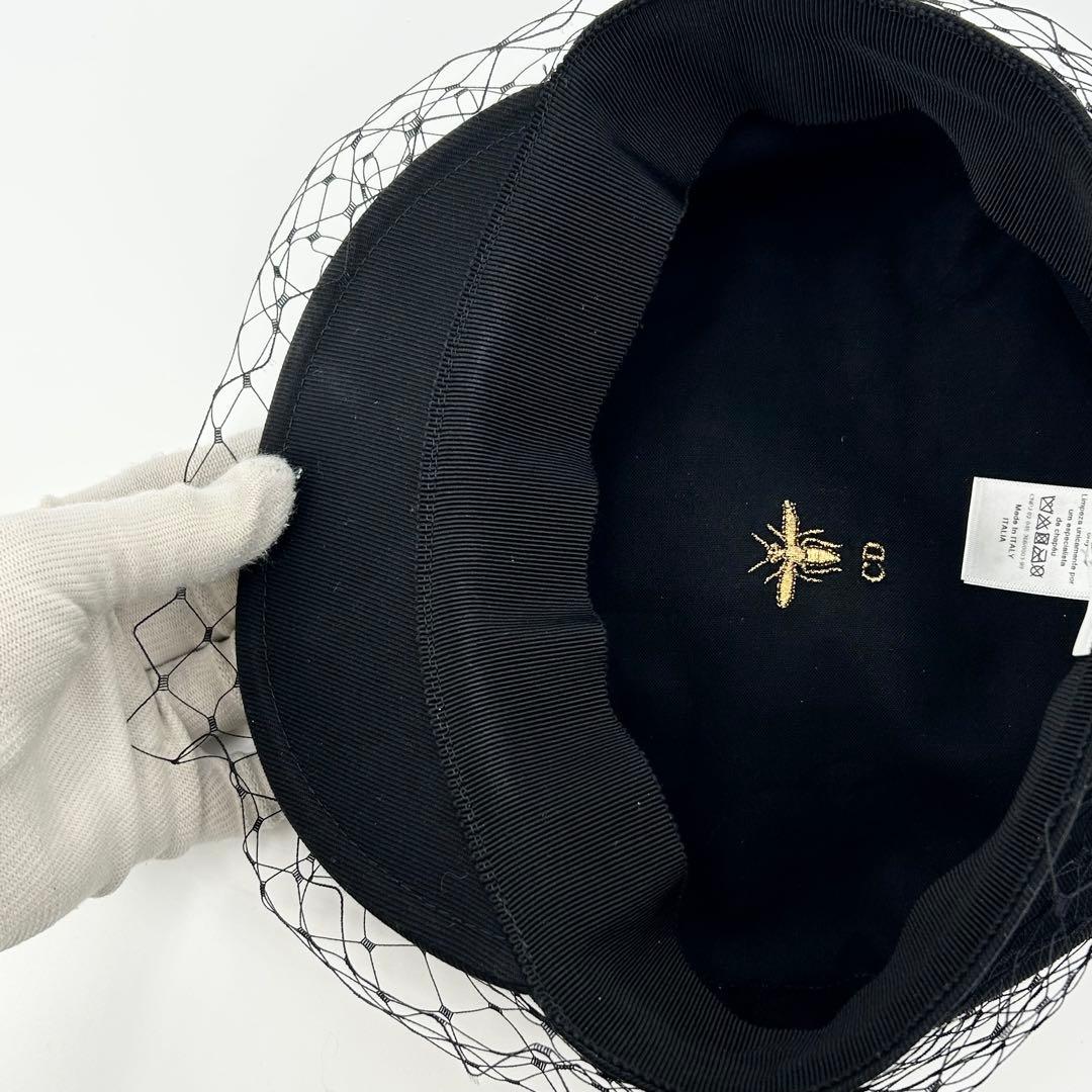 t*i様 極美品✨ディオール アーティ キャスケット ベール 金具 ブラック