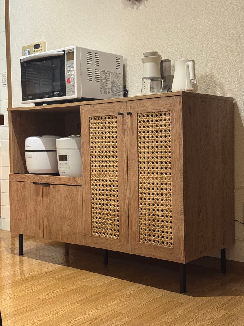 最終値下げ中【使用期間1年以内の美品】LOWYA（ロウヤ）キッチンカウンター