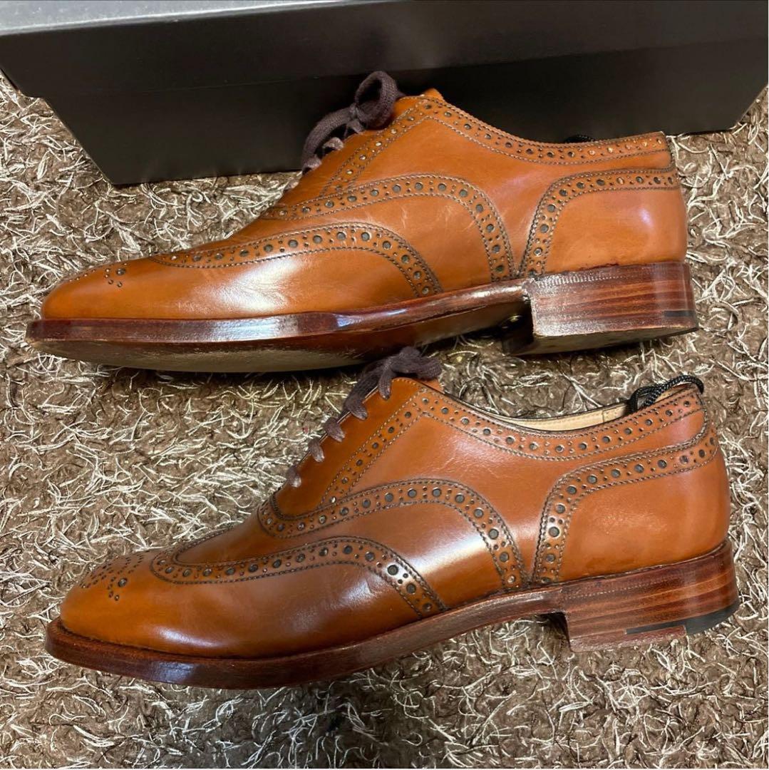 BURBERRY バーバリー 大塚製靴製 革靴 フルブローグ 25cm