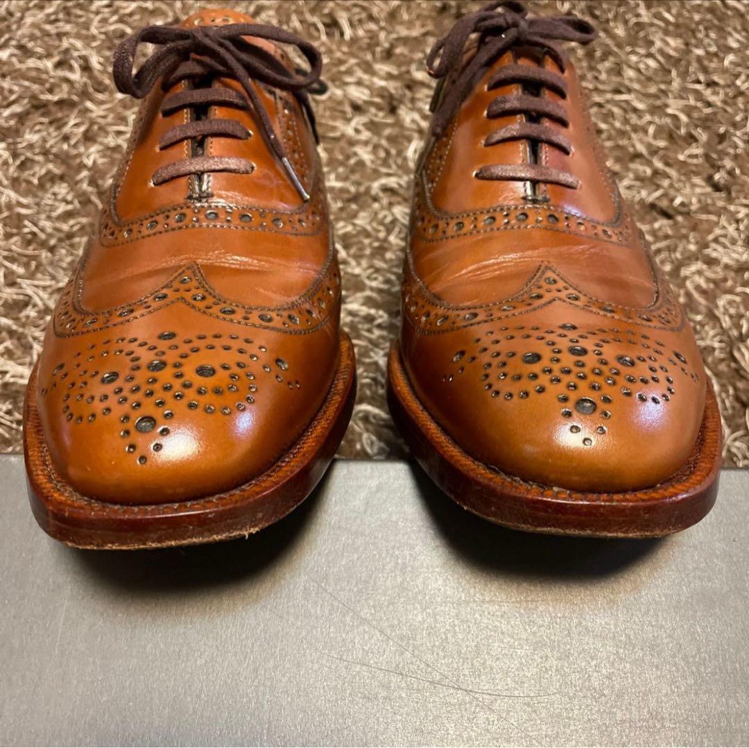 BURBERRY バーバリー 大塚製靴製 革靴 フルブローグ 25cm