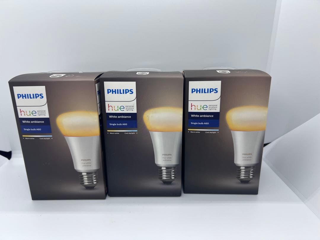 PHILIPS Hue White Ambiance LED電球 3個セット