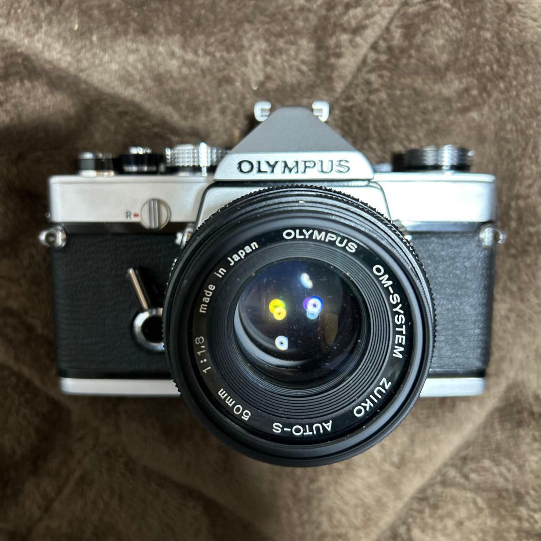 OLYMPUS OM-1 一眼レフカメラ ZUIKO50mm F1.8動作未確認