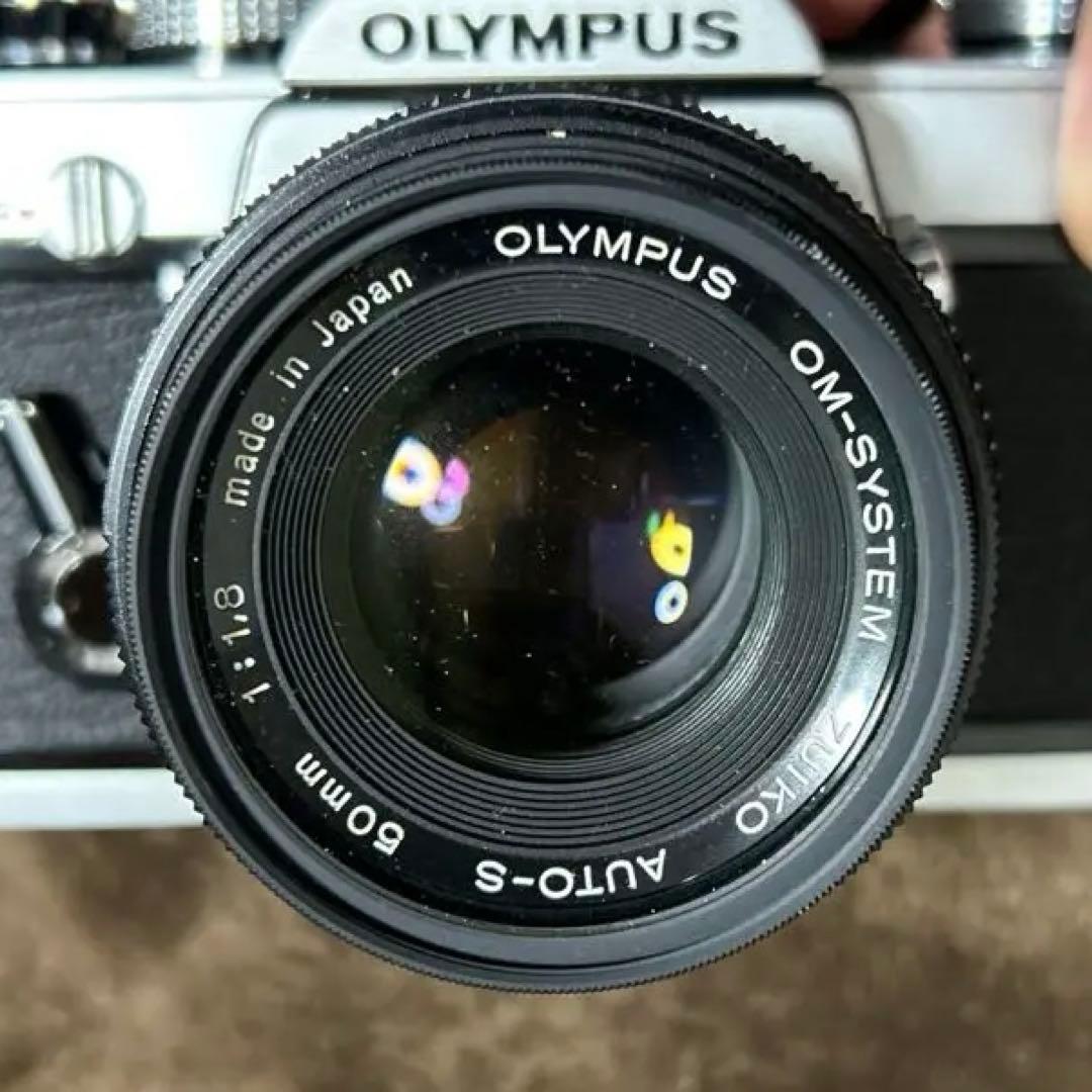 OLYMPUS OM-1 一眼レフカメラ ZUIKO50mm F1.8動作未確認
