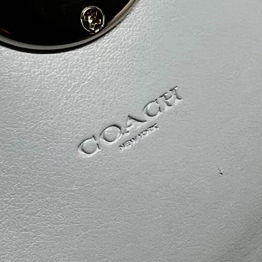 ✨正規品＆極美品‼️✨ コーチ レザー ウエストバッグ ヒップバッグ ブルー