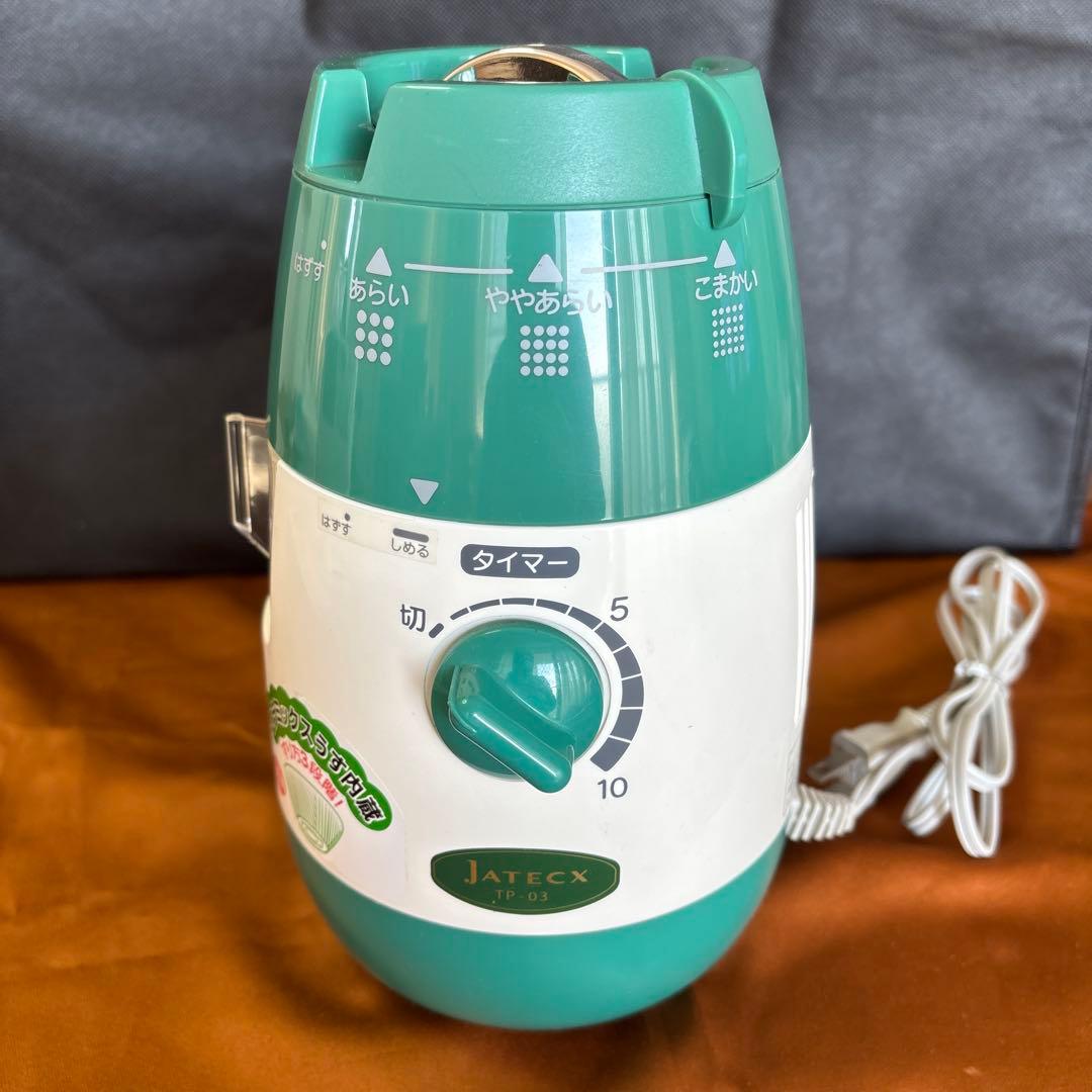 ティープルJatecxTP-03W 調理器具 タイマー付き(お茶挽き器)