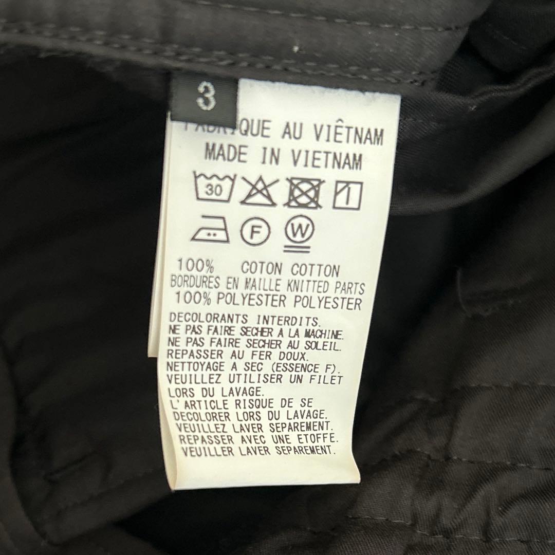 パンツ GroundY / COTTON TWILL RIBBED HEM CARGO