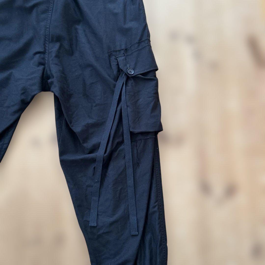 パンツ GroundY / COTTON TWILL RIBBED HEM CARGO