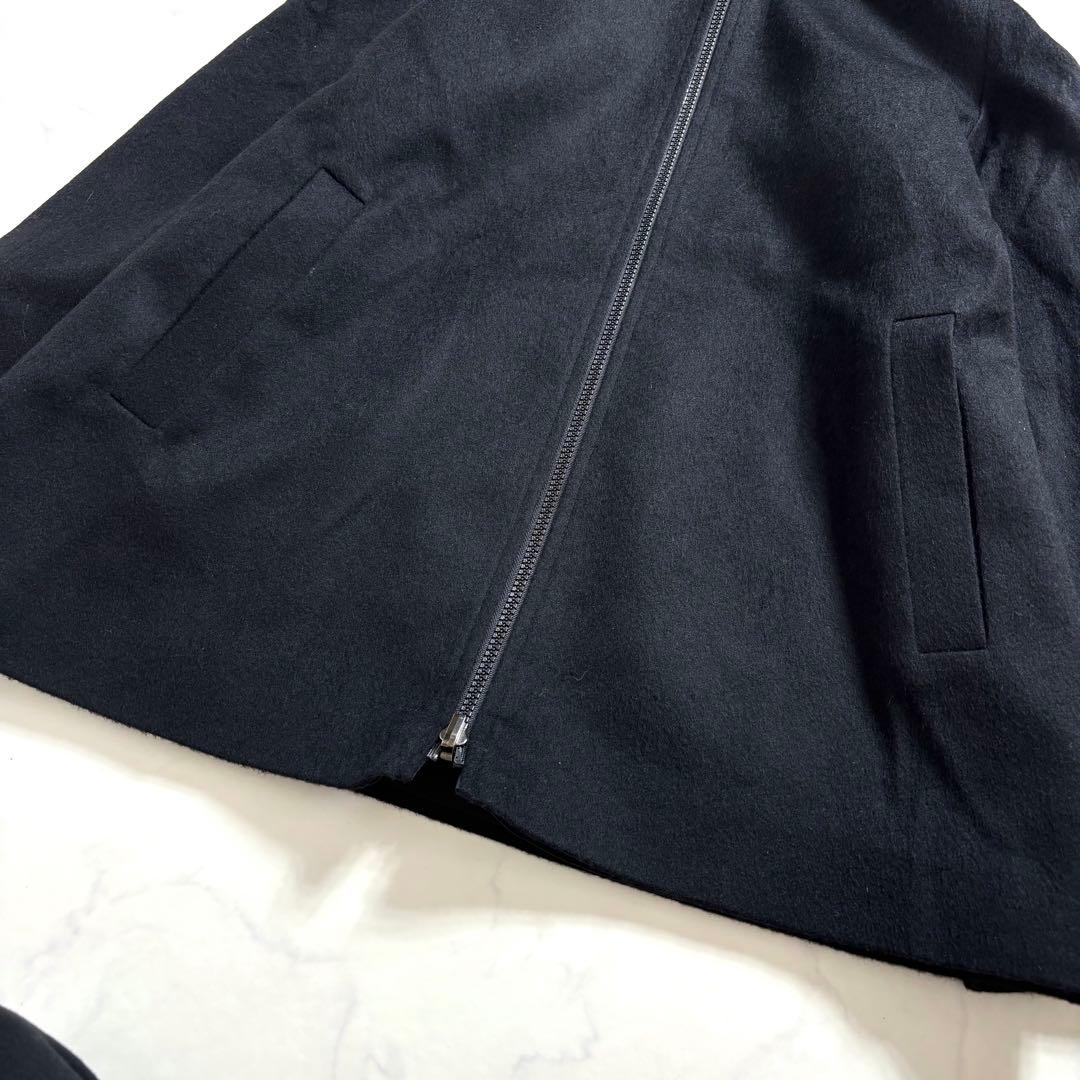 極美品✨レリアン CINZIA ROCCA カシミヤ ウール ブルゾン ブラック