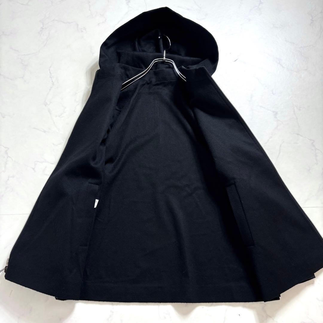 極美品✨レリアン CINZIA ROCCA カシミヤ ウール ブルゾン ブラック