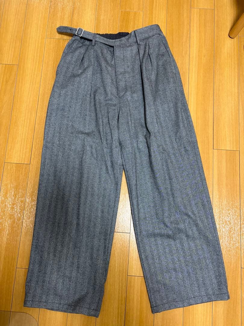パンツ phlannel Wool Gurkha Wide Trousers