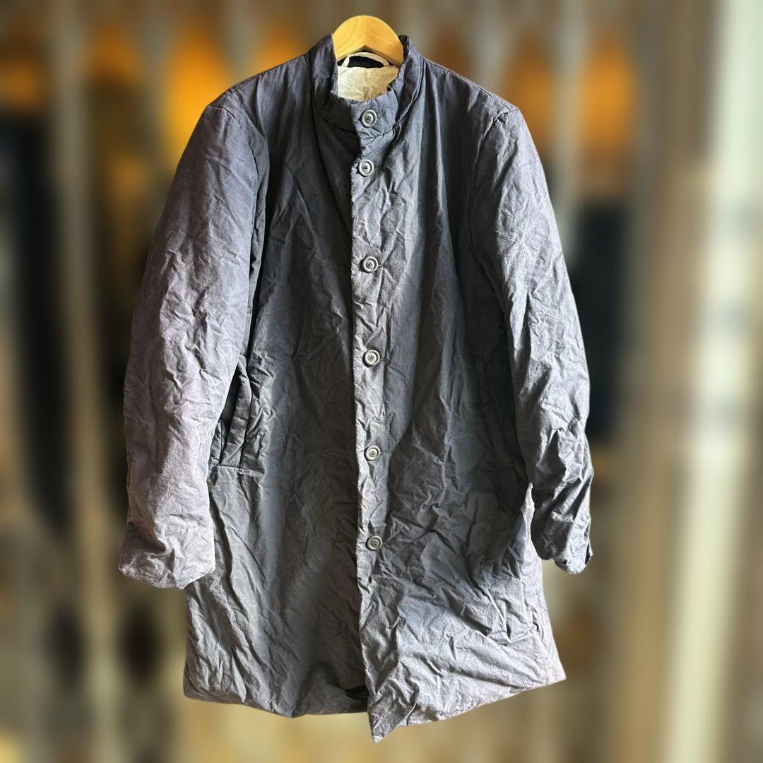 CASEY CASEY スタンドカラーコート　サイズS表記　中古品　色褪せヤケ有