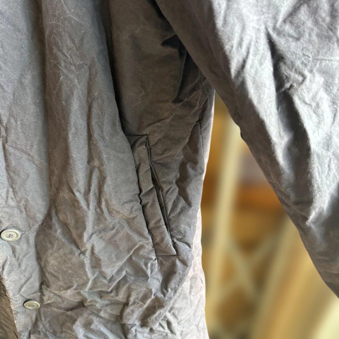 CASEY CASEY スタンドカラーコート　サイズS表記　中古品　色褪せヤケ有