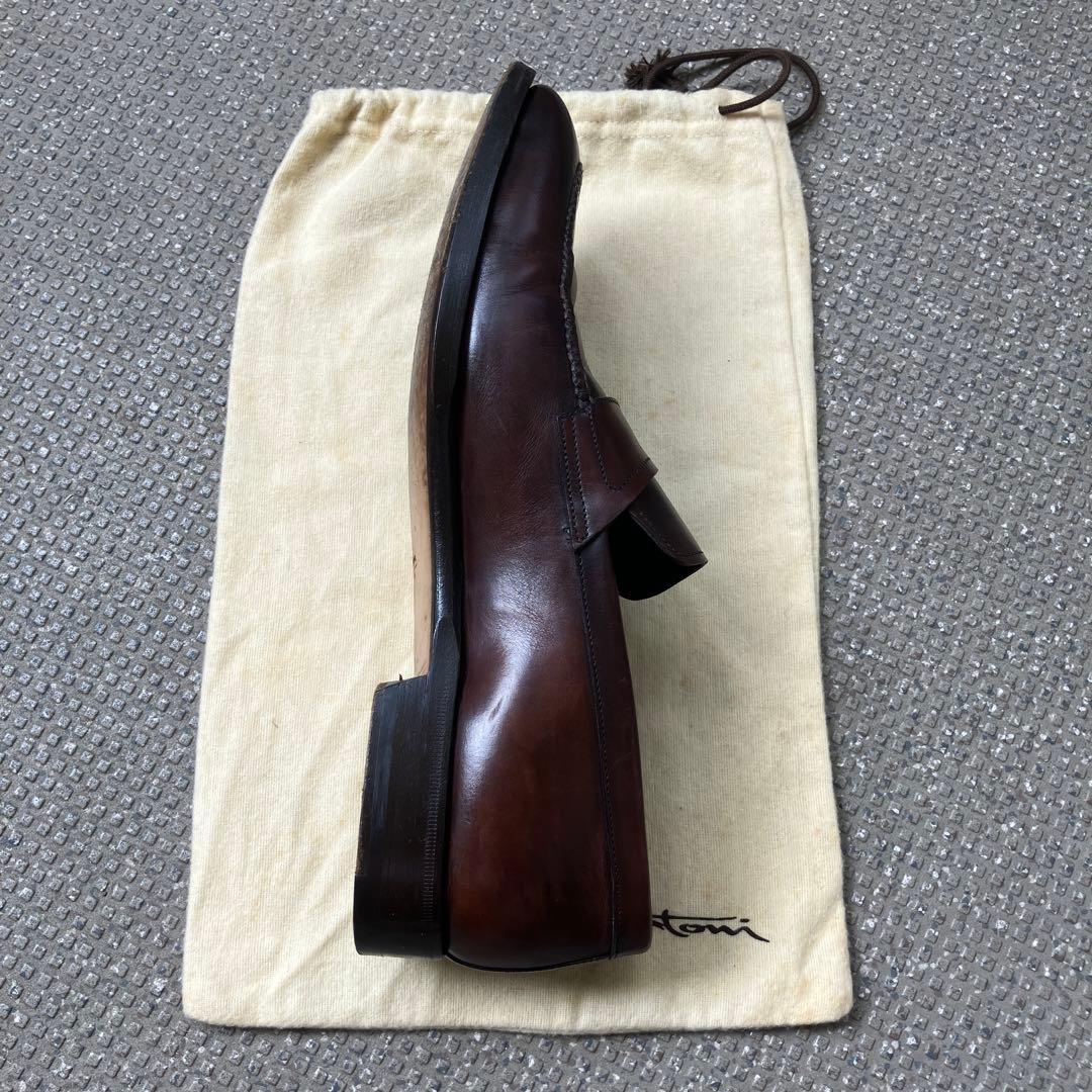 bamiki　Santoni ダークブラウン ドレスシューズ　#7