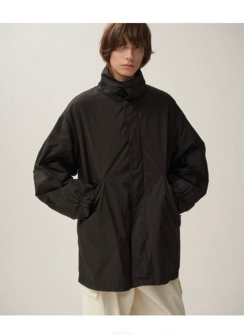 【24年購入】ATON(黒)AIR WEATHER | MODS COAT