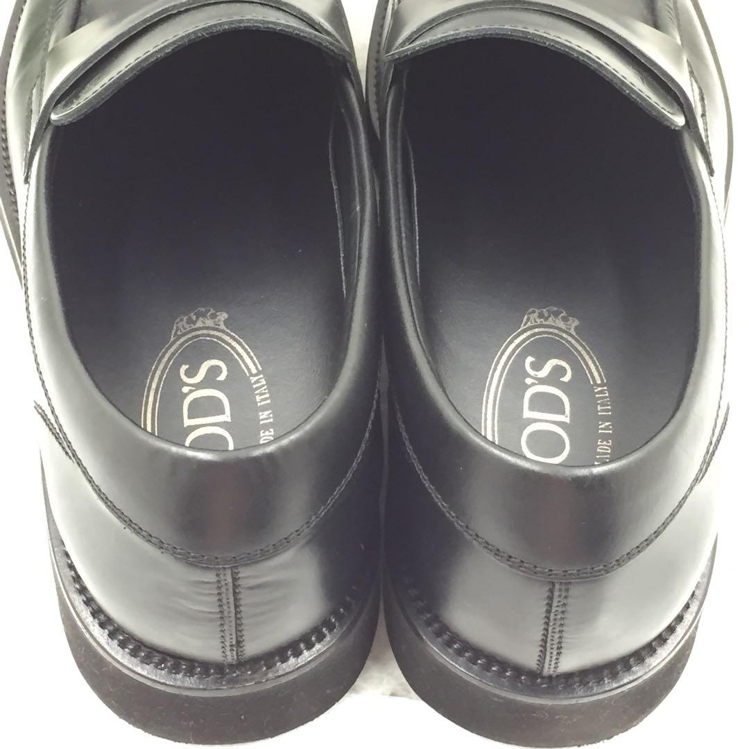 【美品】TOD'S トッズ Tタイムレス ローファー レザー 25.5 黒