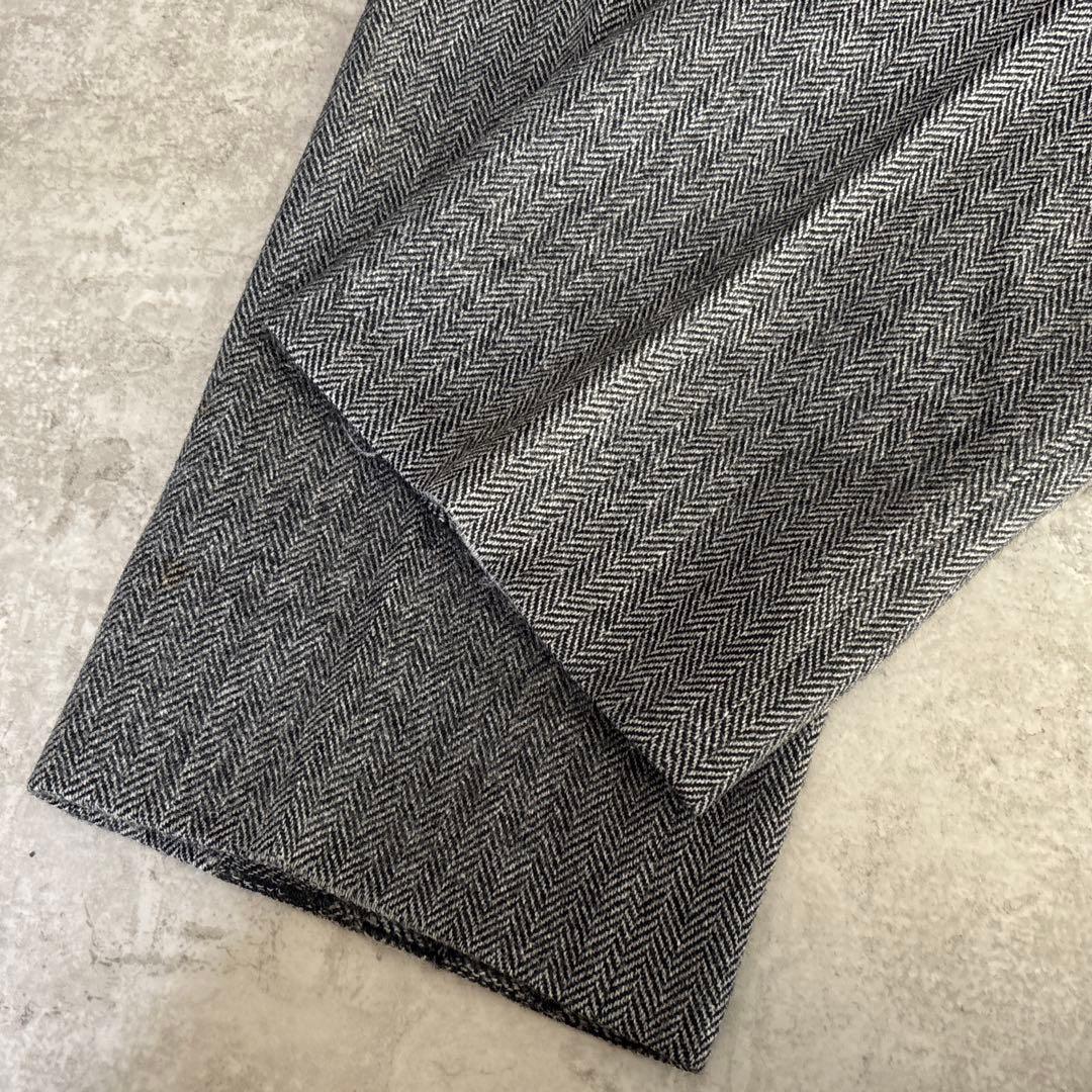 80's デカオム コムデギャルソンオム【M】ウール ツイード ヘリンボーン
