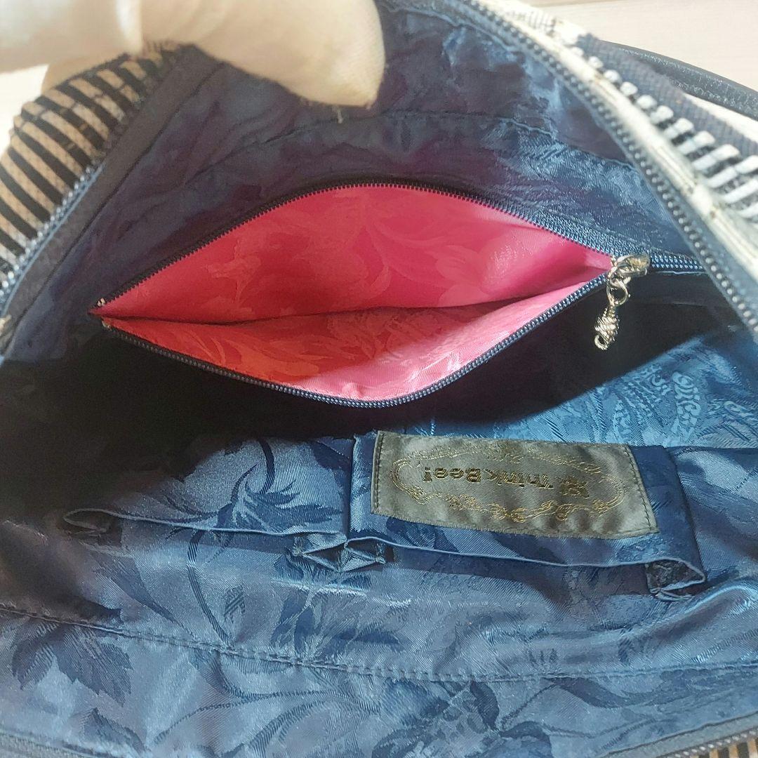 Think Bee! ノバビアンカ ビーズ トートバッグ ゴブラン織り