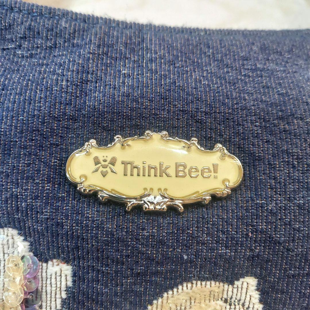 Think Bee! ノバビアンカ ビーズ トートバッグ ゴブラン織り