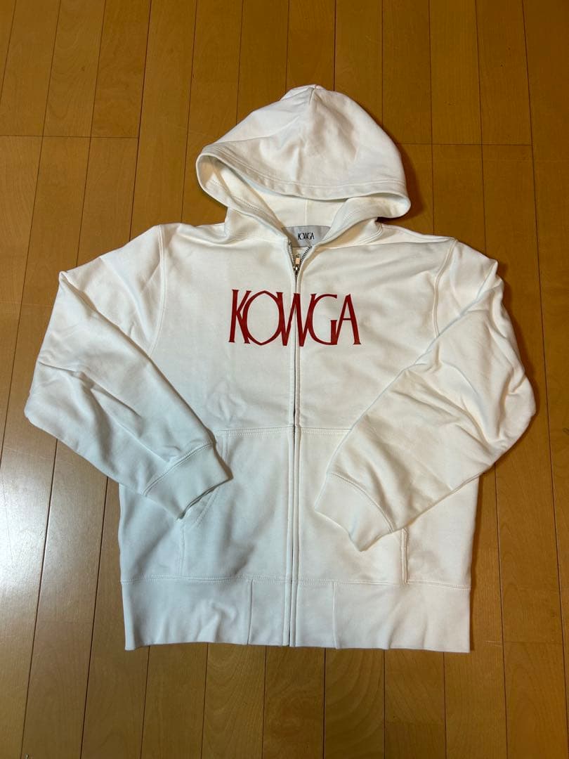 トップス KOWGA OG LOGO ZIP HOODIE M